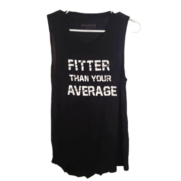 Miken Flow Made in USA Black Athletic Muscle Shirt Tank Top Women's Size Small - Picture 1 of 5